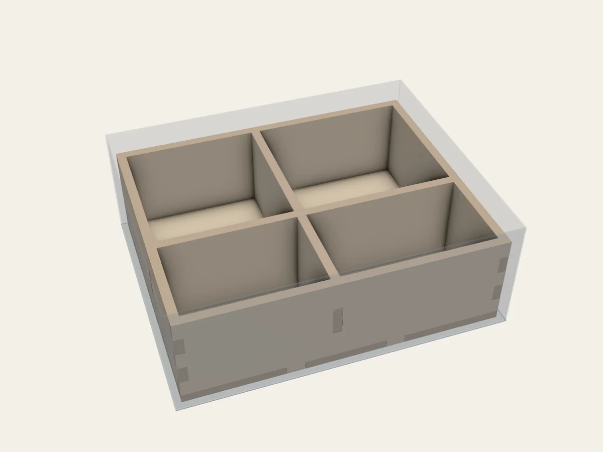 BGI example 10: assembled view of Aligned 2x2 Grid