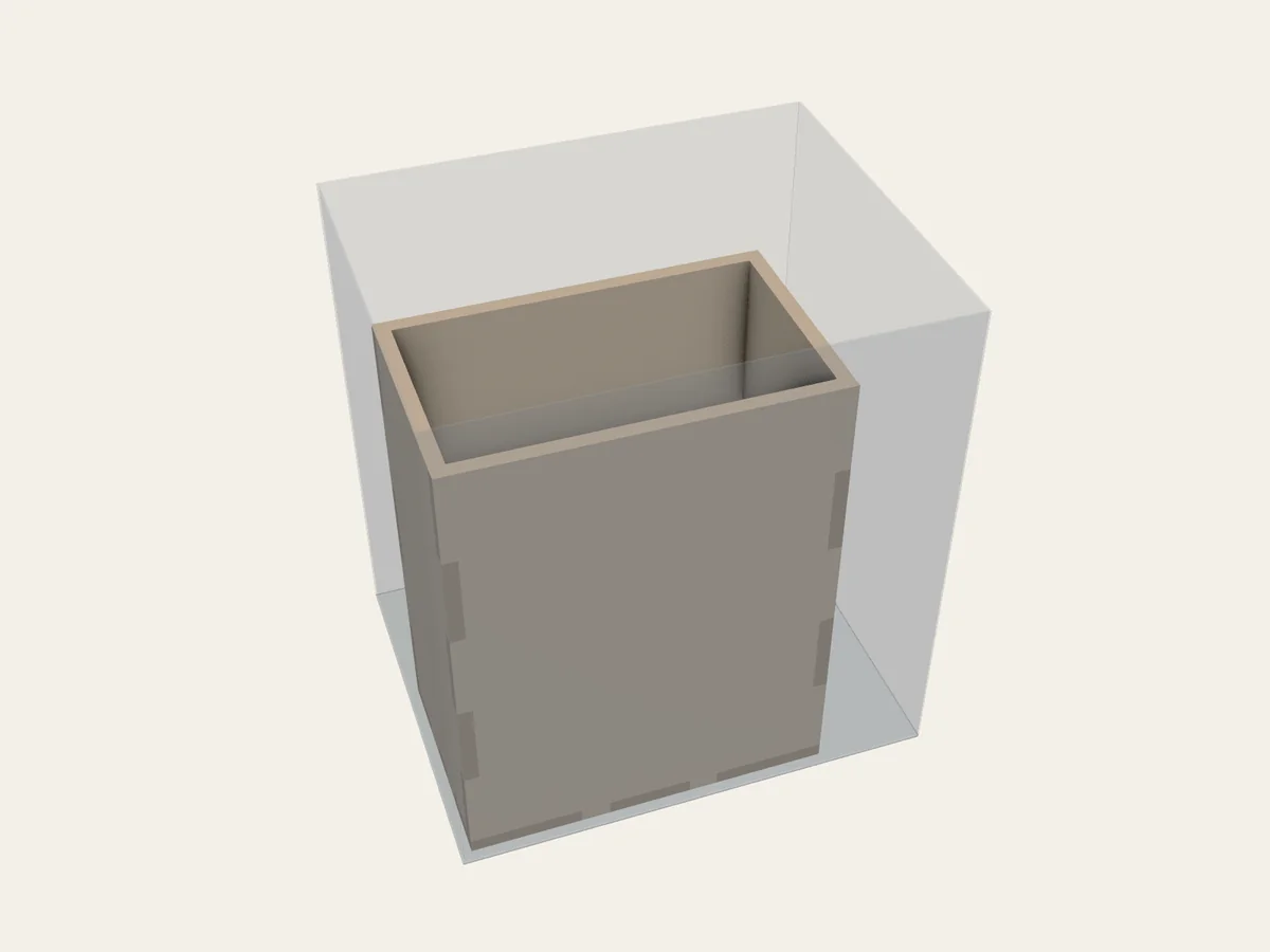 BGI example 16: assembled view of Upright Card Stack