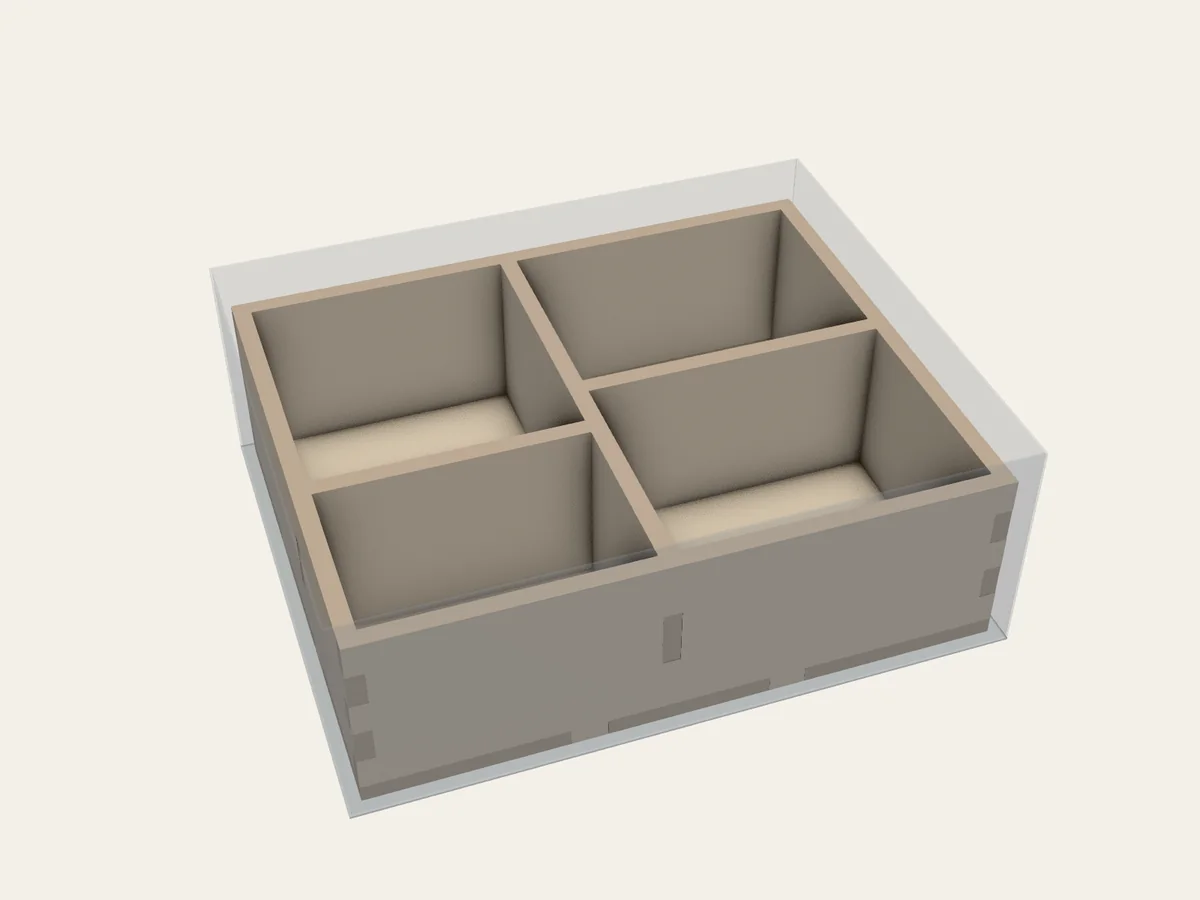 BGI example 23: assembled view of Staggered Double T Grid