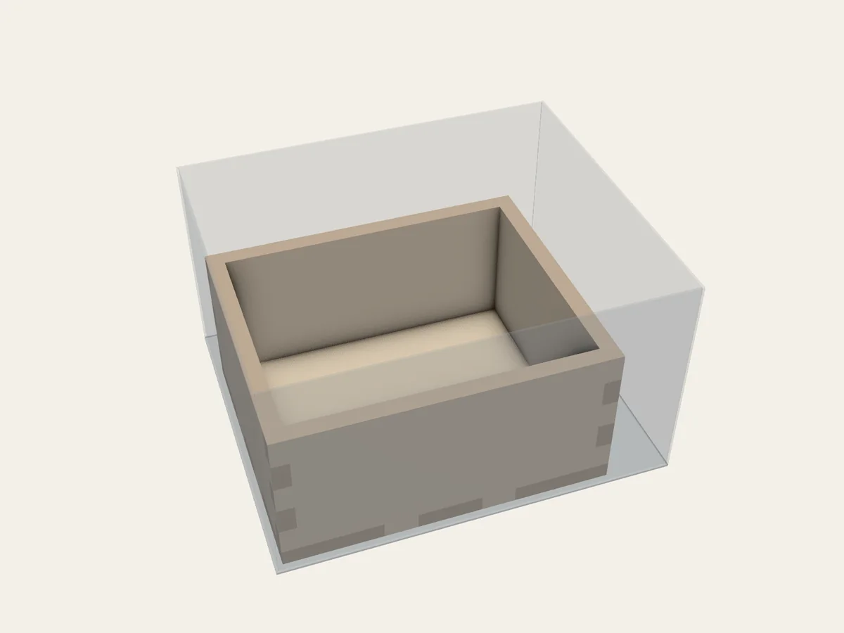 BGI example 26: assembled view of Positioned Storage Group