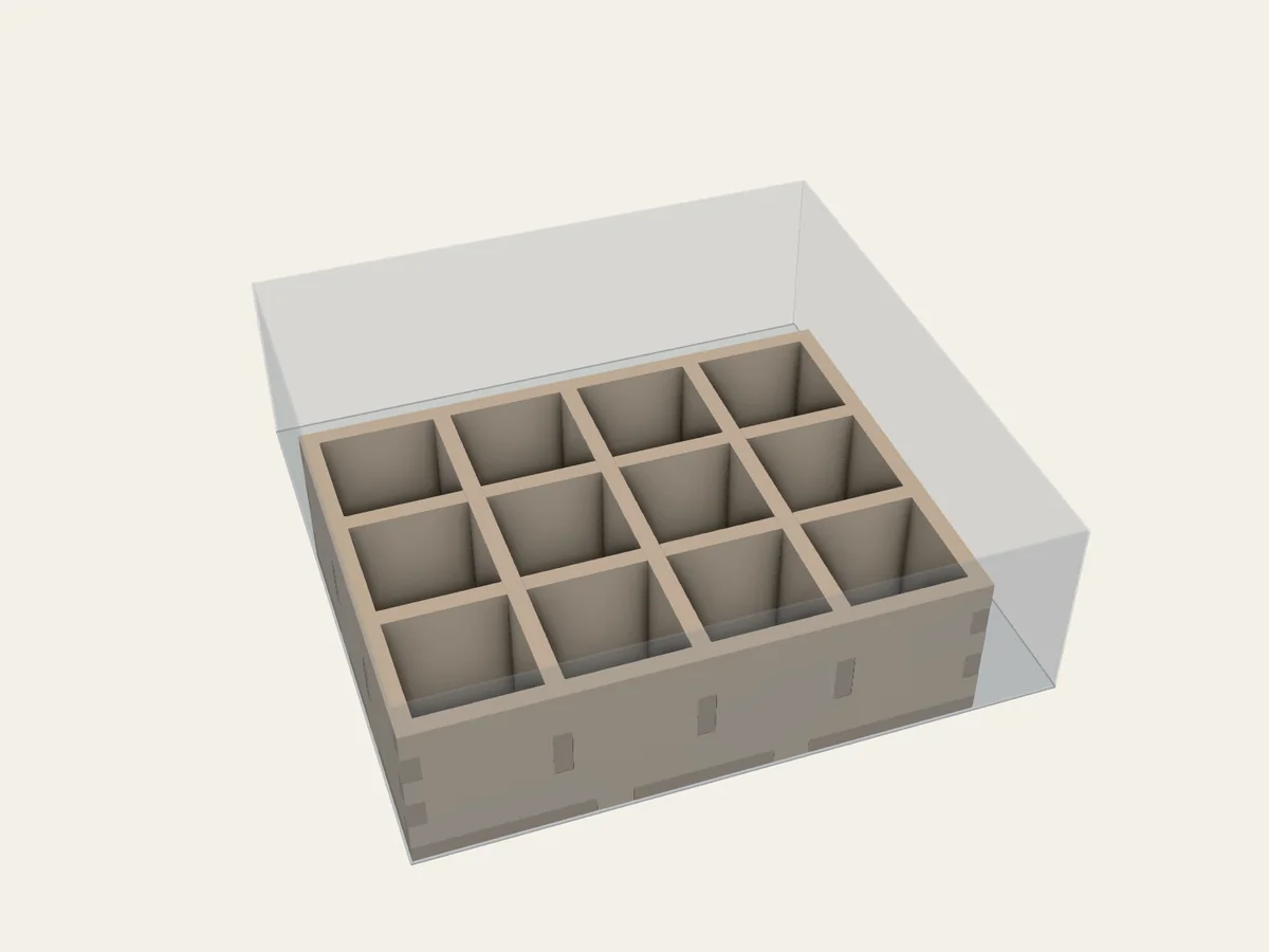 BGI example 35: assembled view of Automatic 3x4 Instance Grid