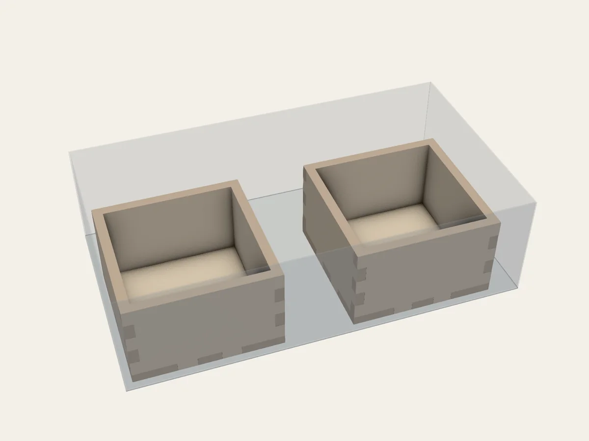 BGI example 36: assembled view of Hybrid Fixed and Automatic Groups