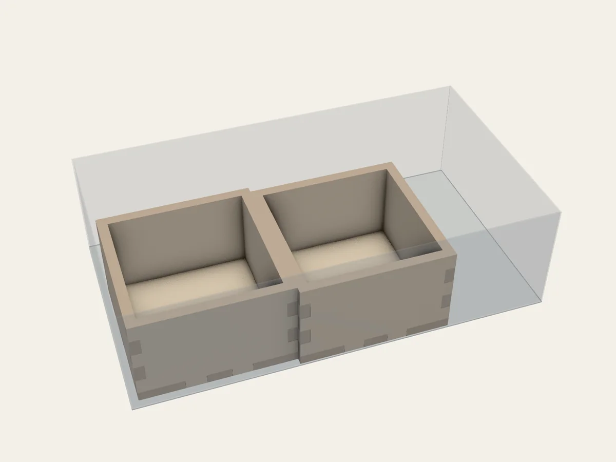 BGI example 37: assembled view of Hybrid Free Automatic Position
