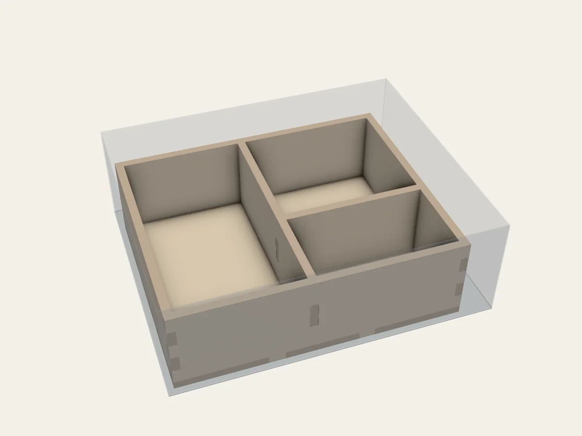BGI example 70: assembled view of Derived Manual Dimensions