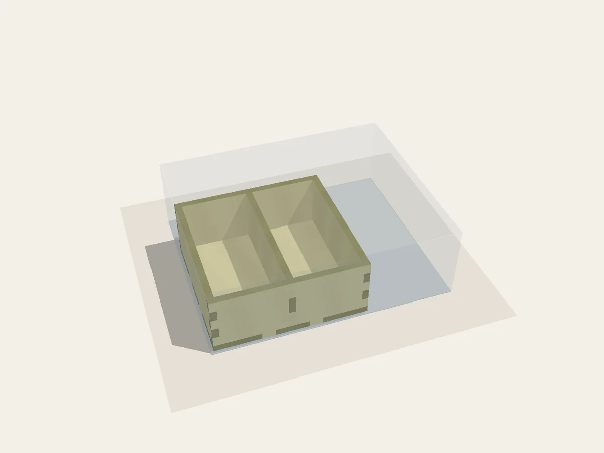 BGI example 75: assembled view of Automatic Removable Tray